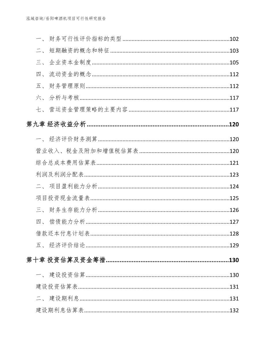 岳阳啤酒机项目可行性研究报告模板参考_第4页