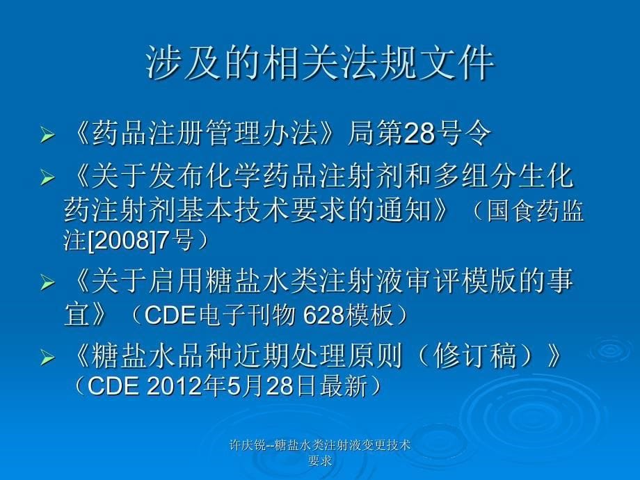 许庆锐糖盐水类注射液变更技术要求课件_第5页