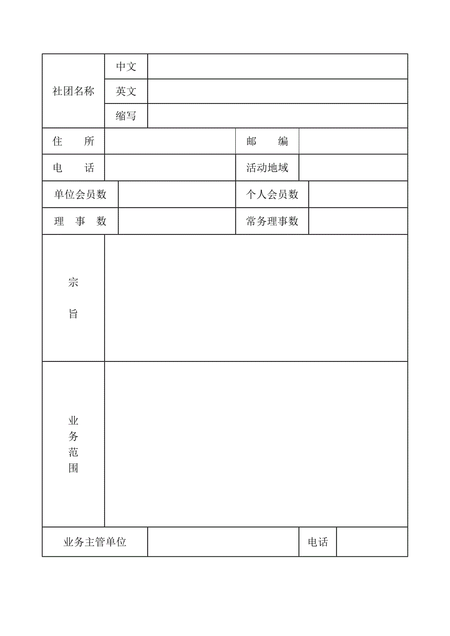 精选文档社会团体登记申请表_第3页