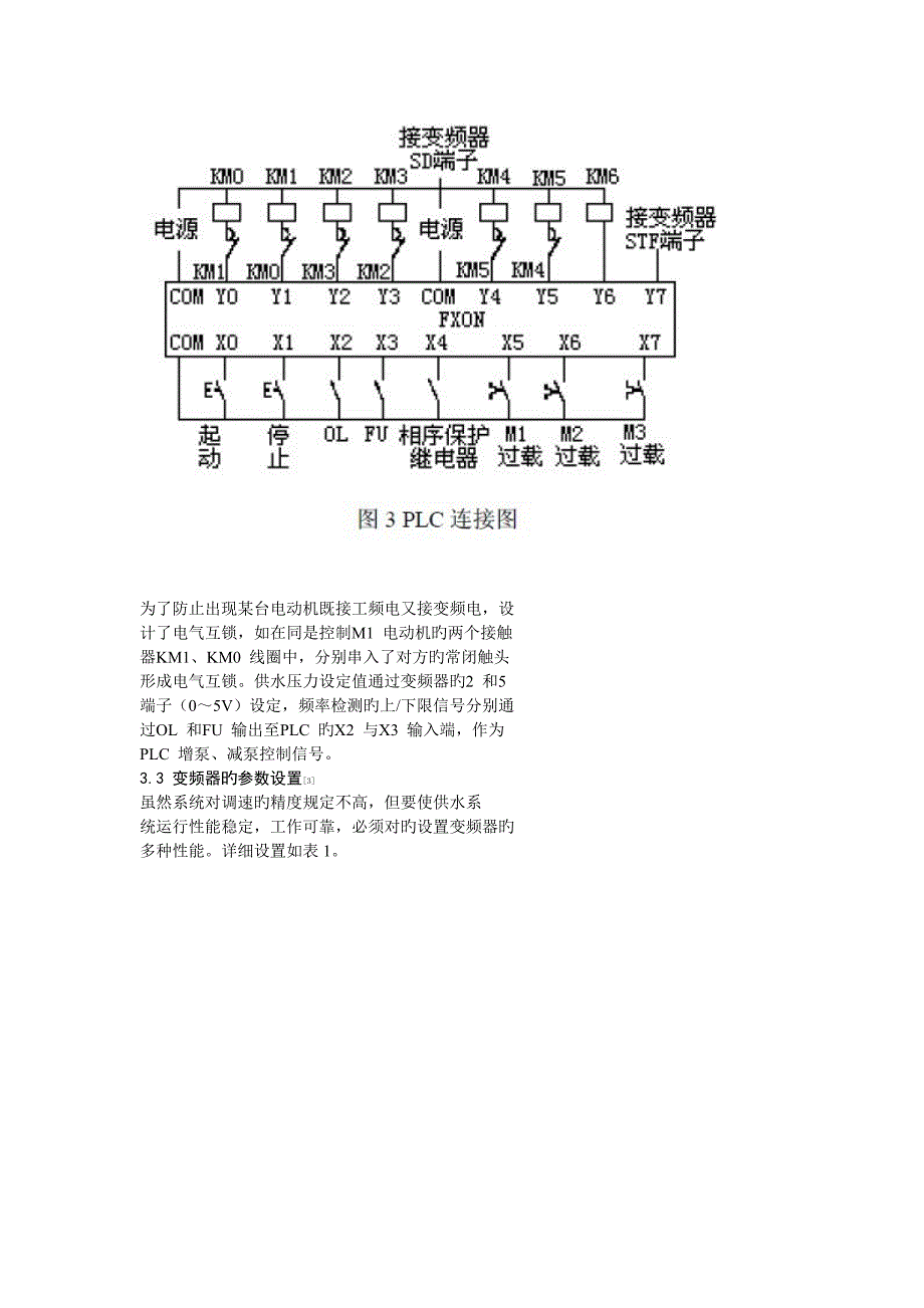 基于PLC和变频器控制的恒压供水系统设计_第3页