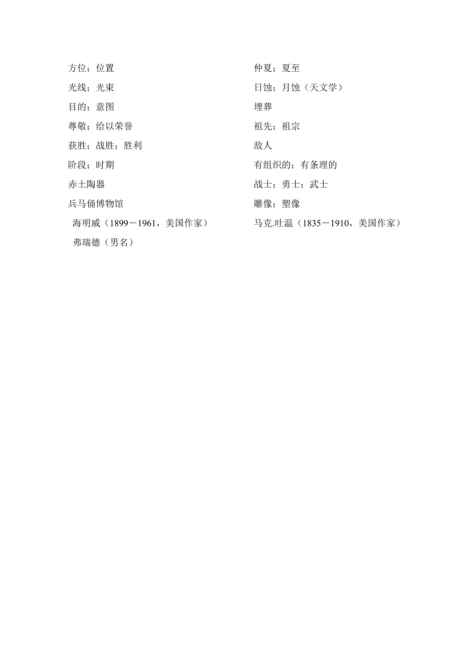 鲁教版九年级英语单词表汉语_第3页