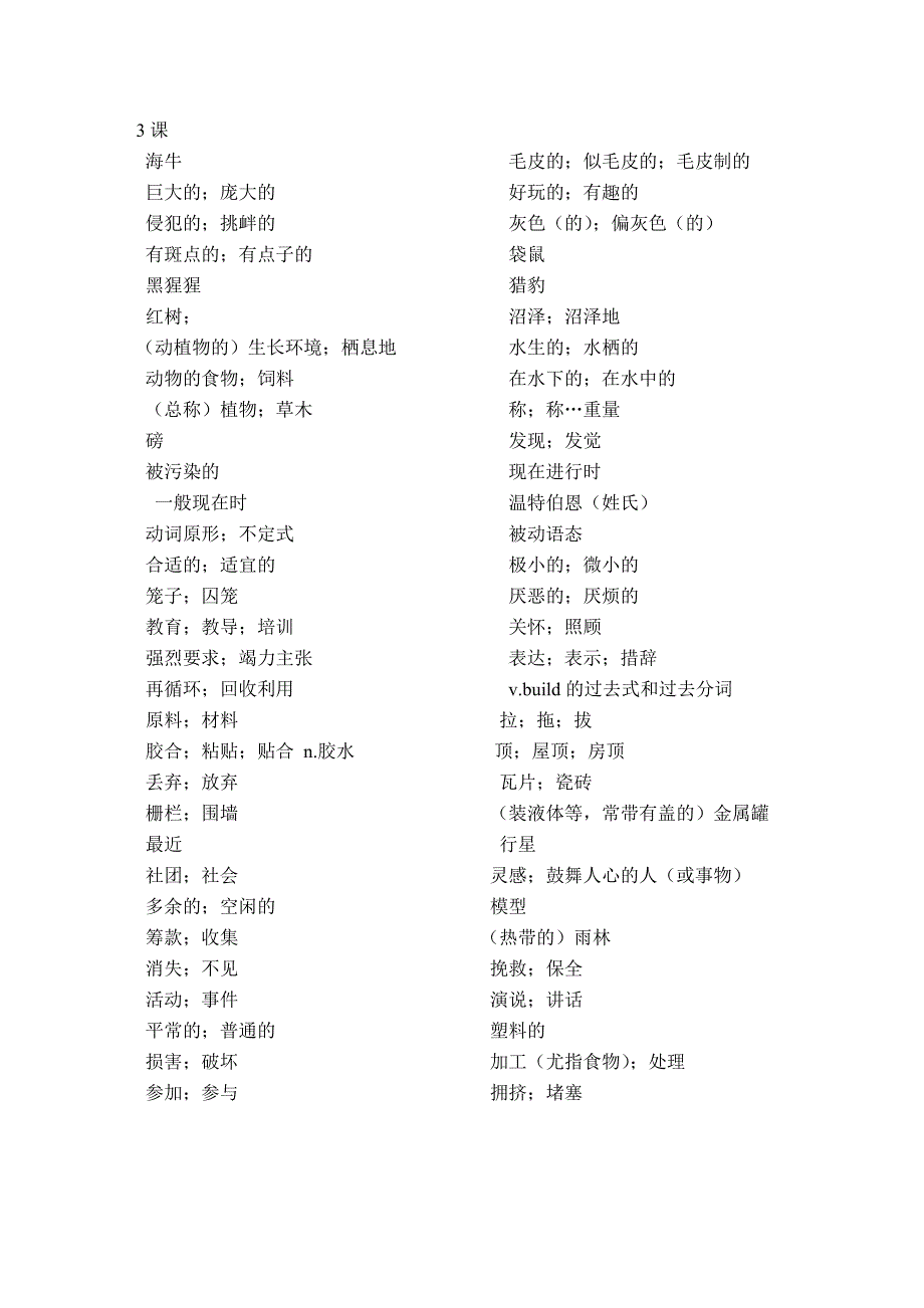 鲁教版九年级英语单词表汉语_第4页