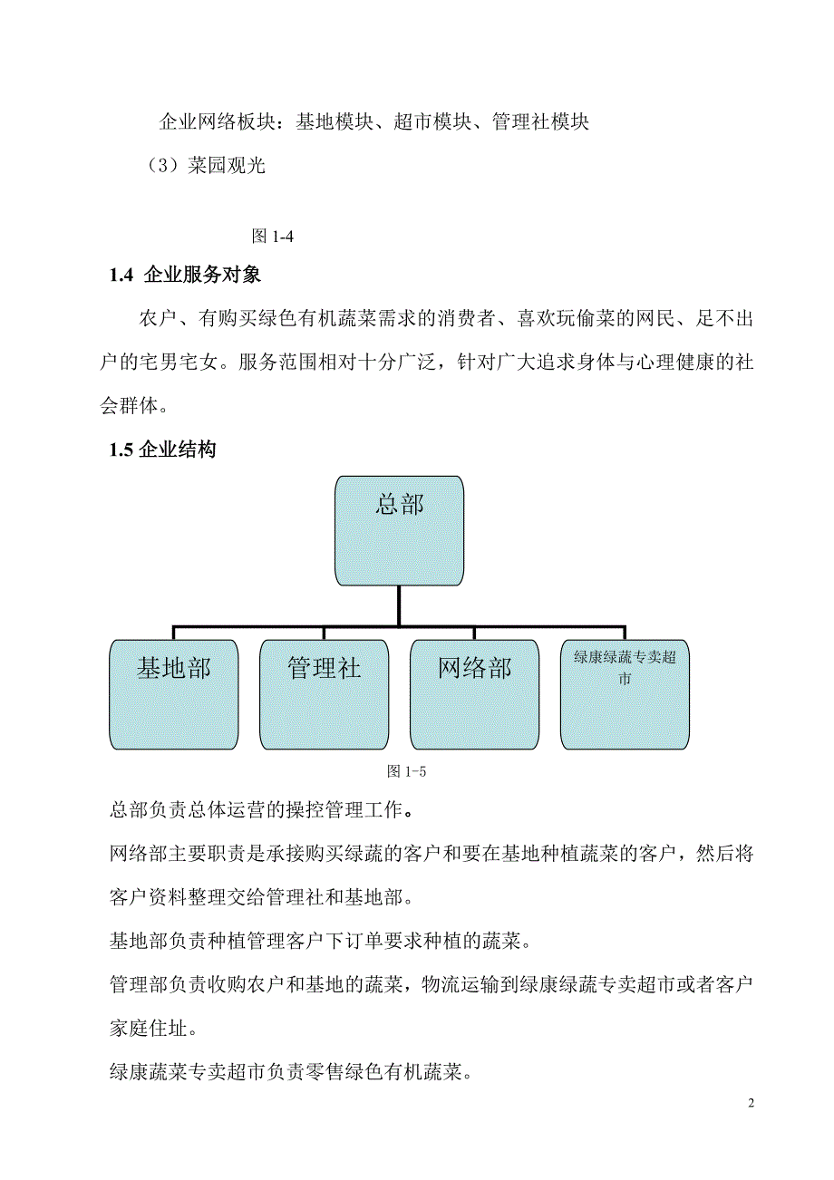 绿色有机蔬菜项目商业计划书_第2页