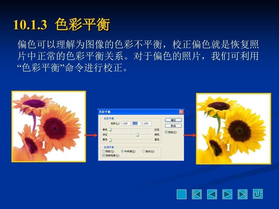 Photoshop图像处理教学课件第10章图像色彩与色调调整ppt_第5页