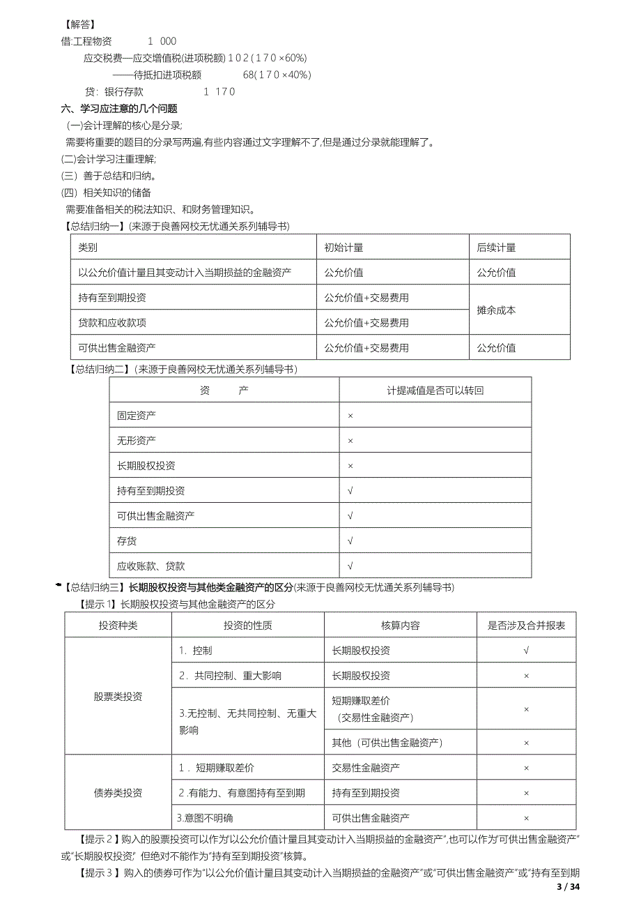 中级职称会计学习资料_第3页