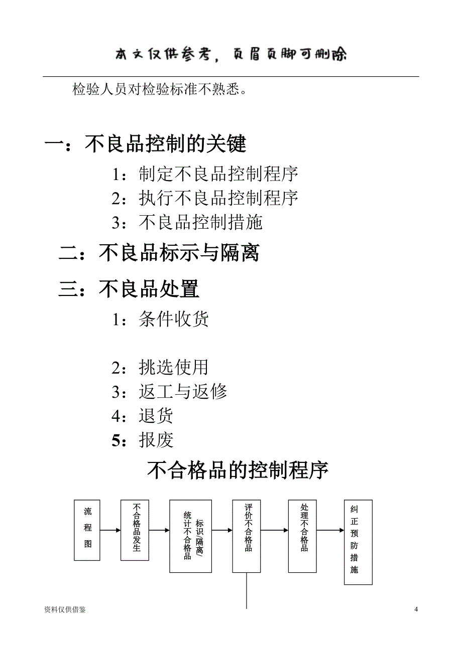 不良品的管控（借鉴材料）_第4页