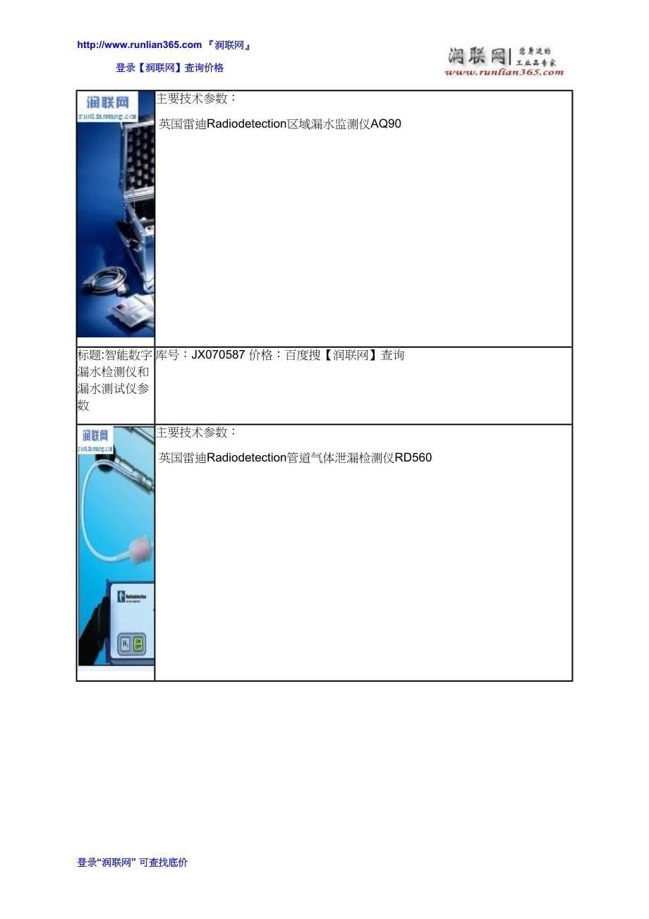 自来水地下管道检漏仪和室内漏水检测仪价格_第5页