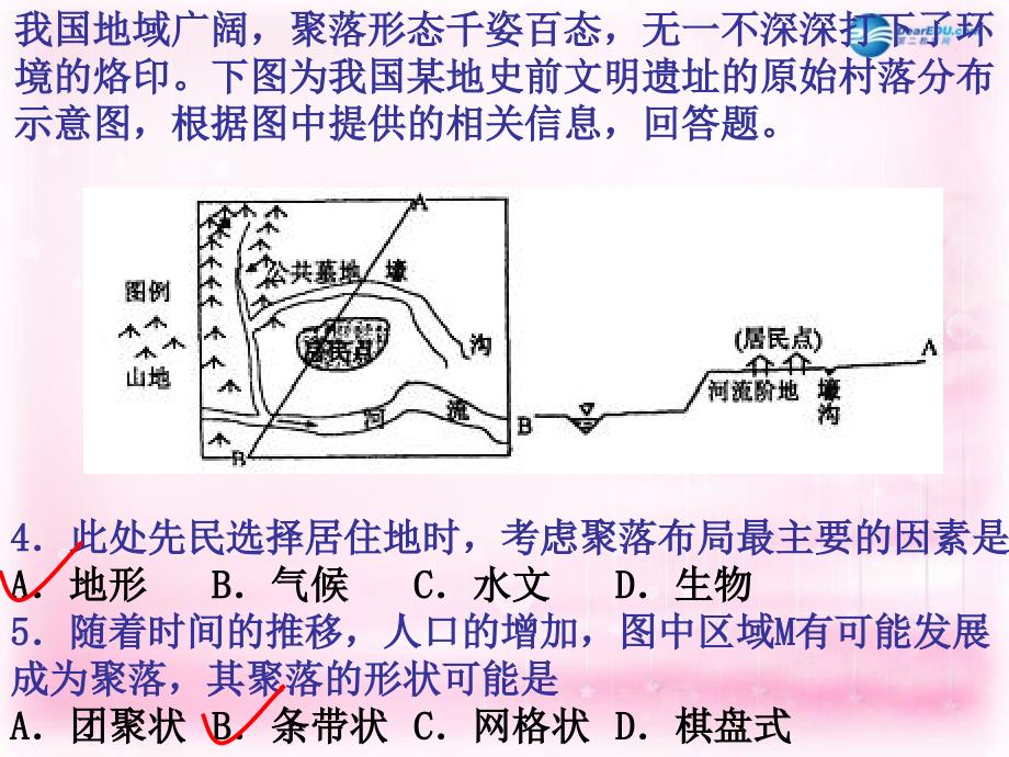 高中地理4.1地形对聚落及交通线路分布的影响课件湘教版必修1_第2页