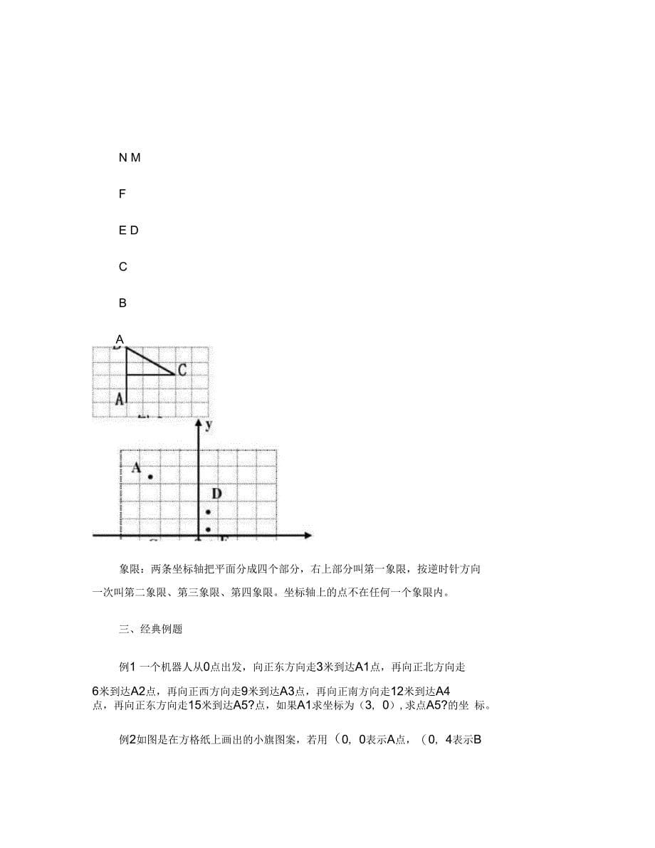 七年级数学下学期知识框架人教版_第5页