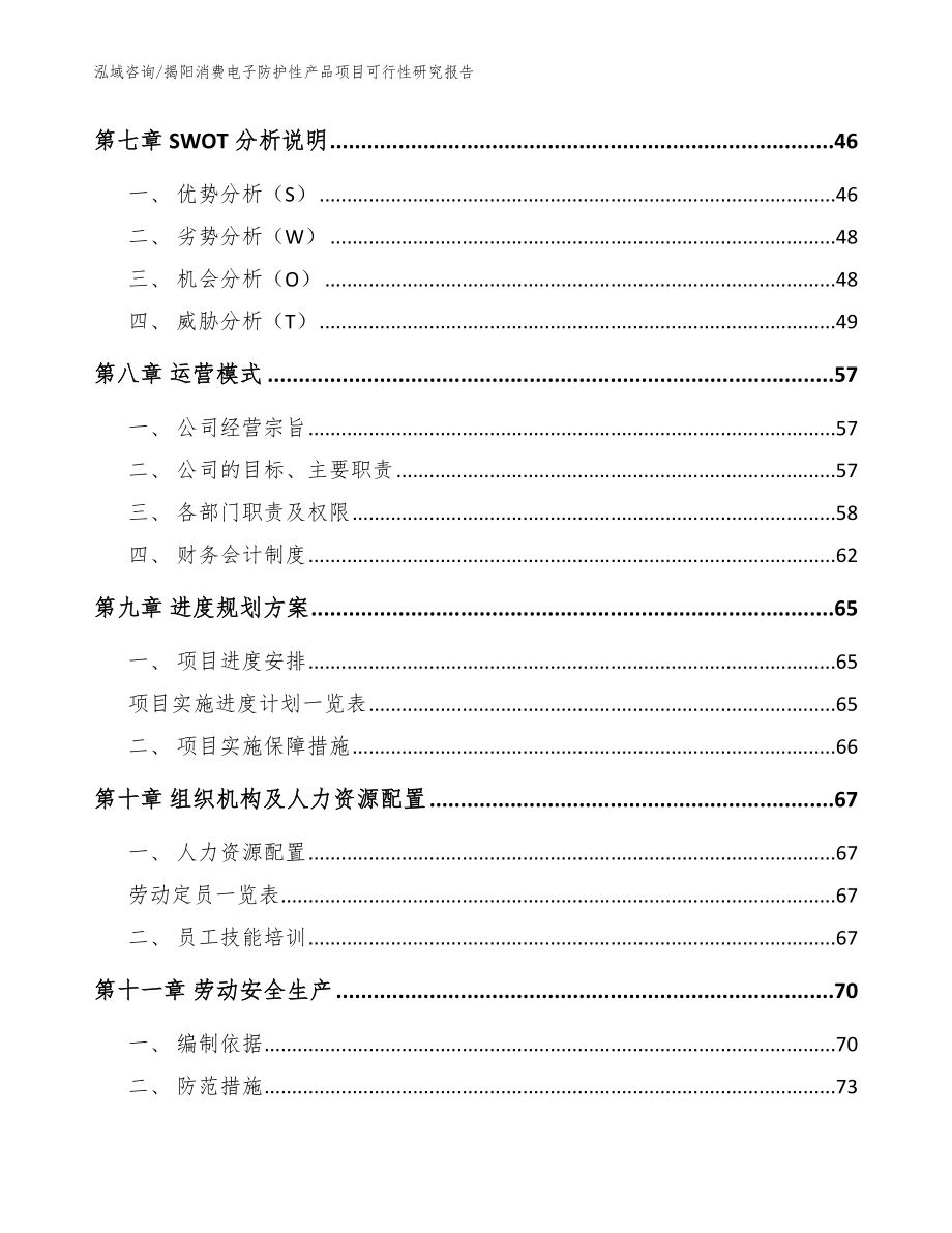 揭阳消费电子防护性产品项目可行性研究报告【范文模板】_第4页