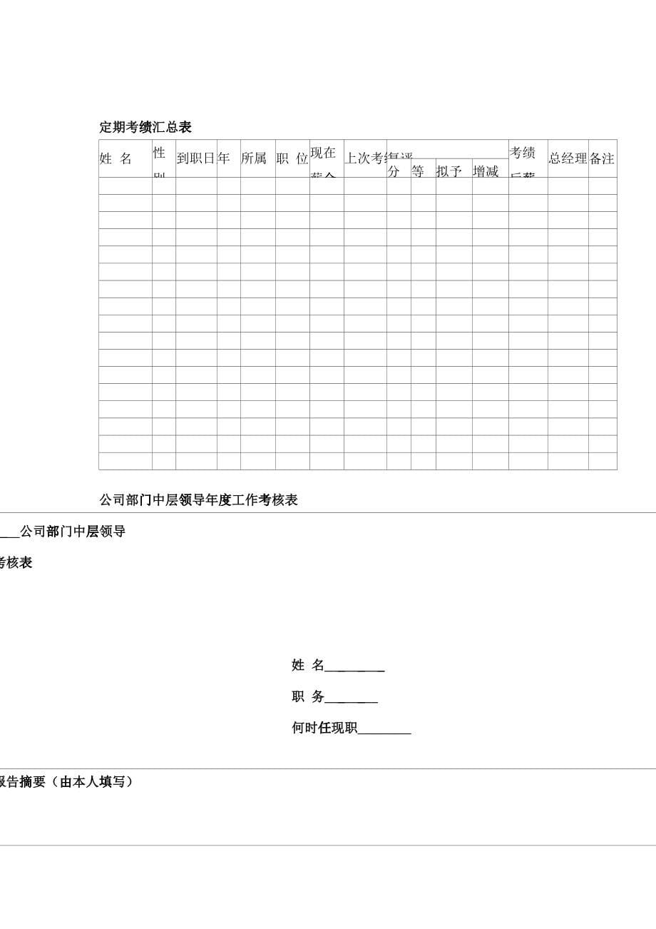 CHO考核激励类工具表格大全_第5页