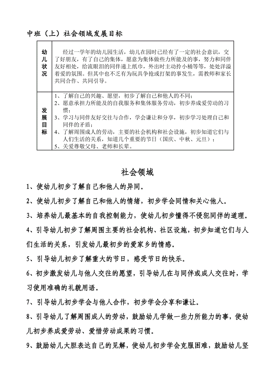 幼儿园中班五大领域目标_第4页