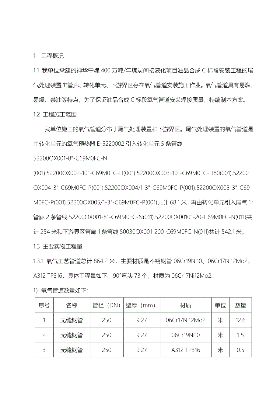 氧气管道安装施工组织设计_第2页