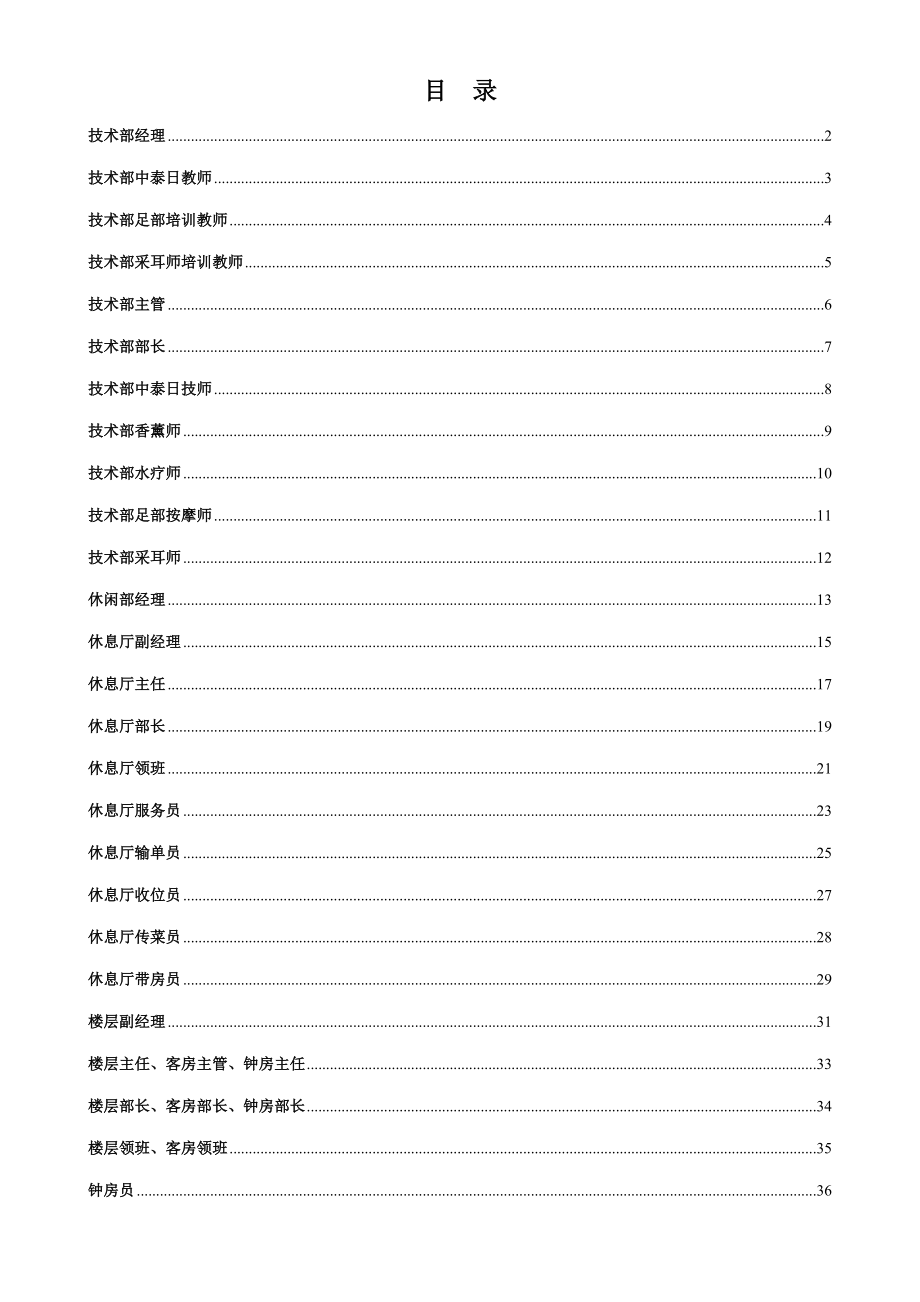 sop公司各部门岗位职责汇总_第1页