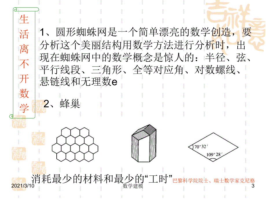 数学建模讲座之十二数学建模漫谈PPT参考课件_第3页