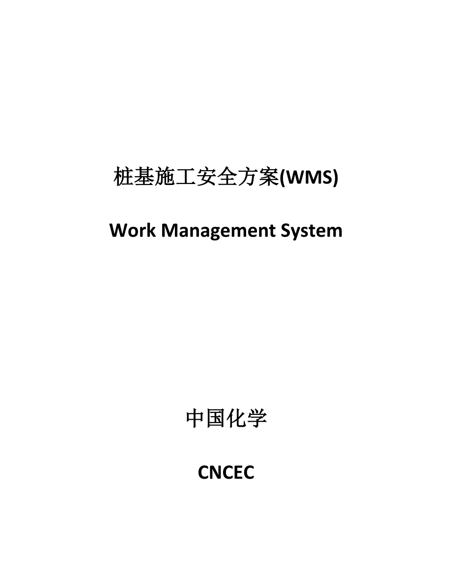 桩基综合施工安全专题方案_第1页