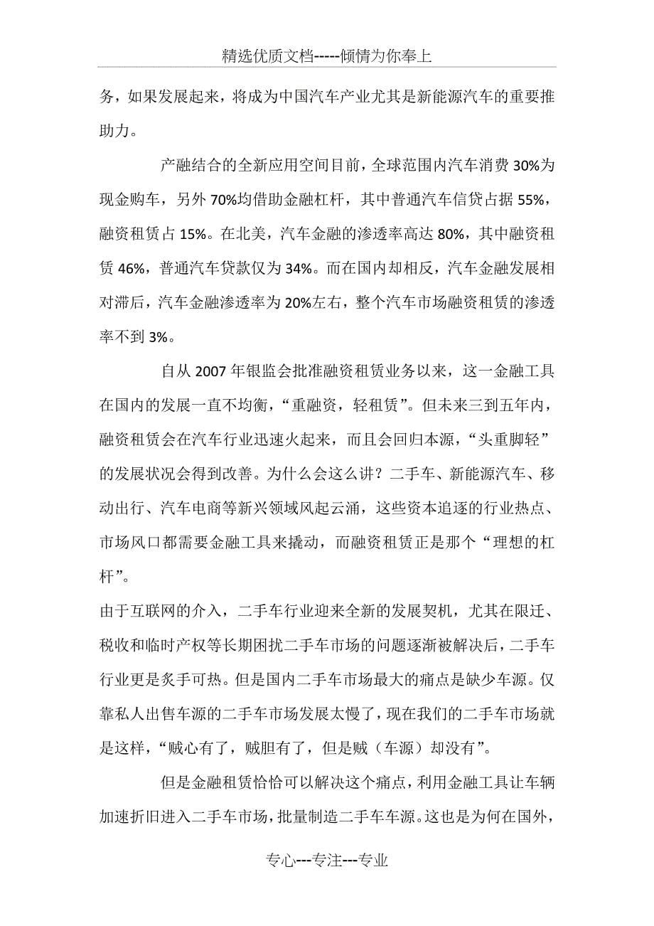 汽车融资租赁的可行性报告_第5页