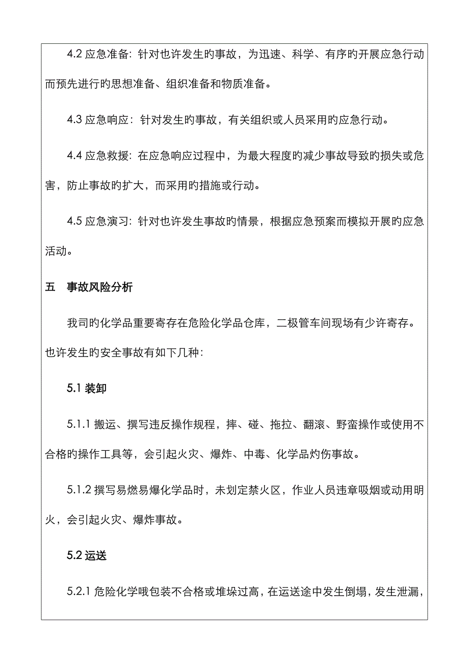 2023年危险化学品应急预案_第4页