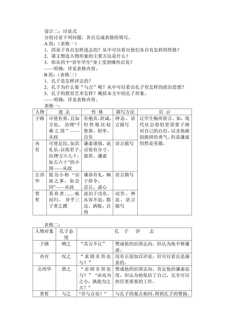 子路、曾皙、公西华侍坐.doc_第5页