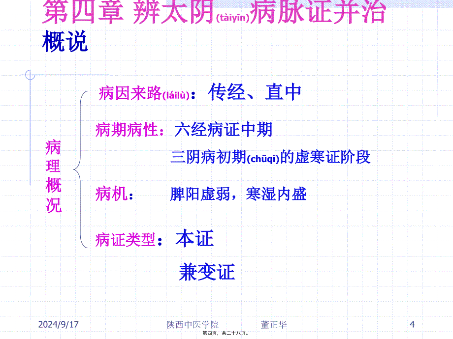 辨太阴病脉证并治课件_第4页