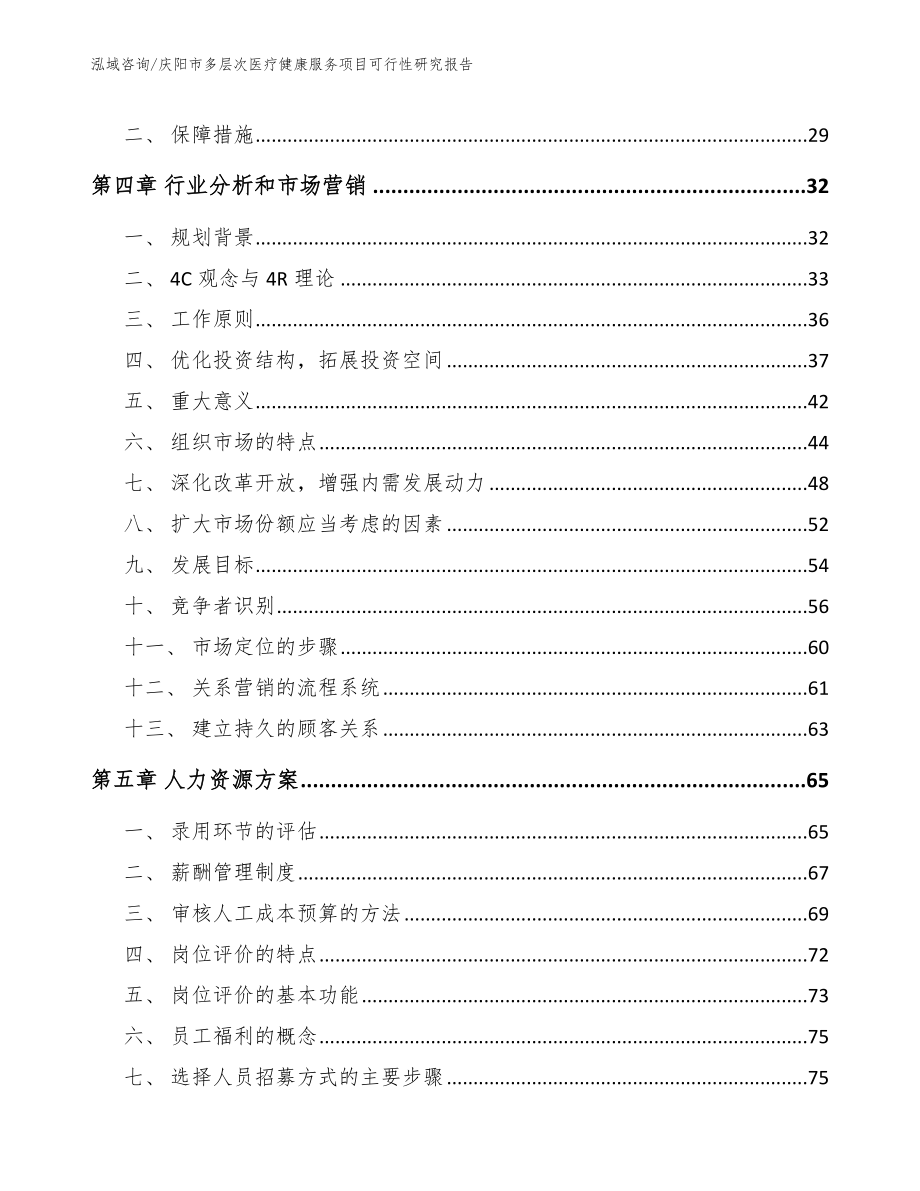 庆阳市多层次医疗健康服务项目可行性研究报告_第2页