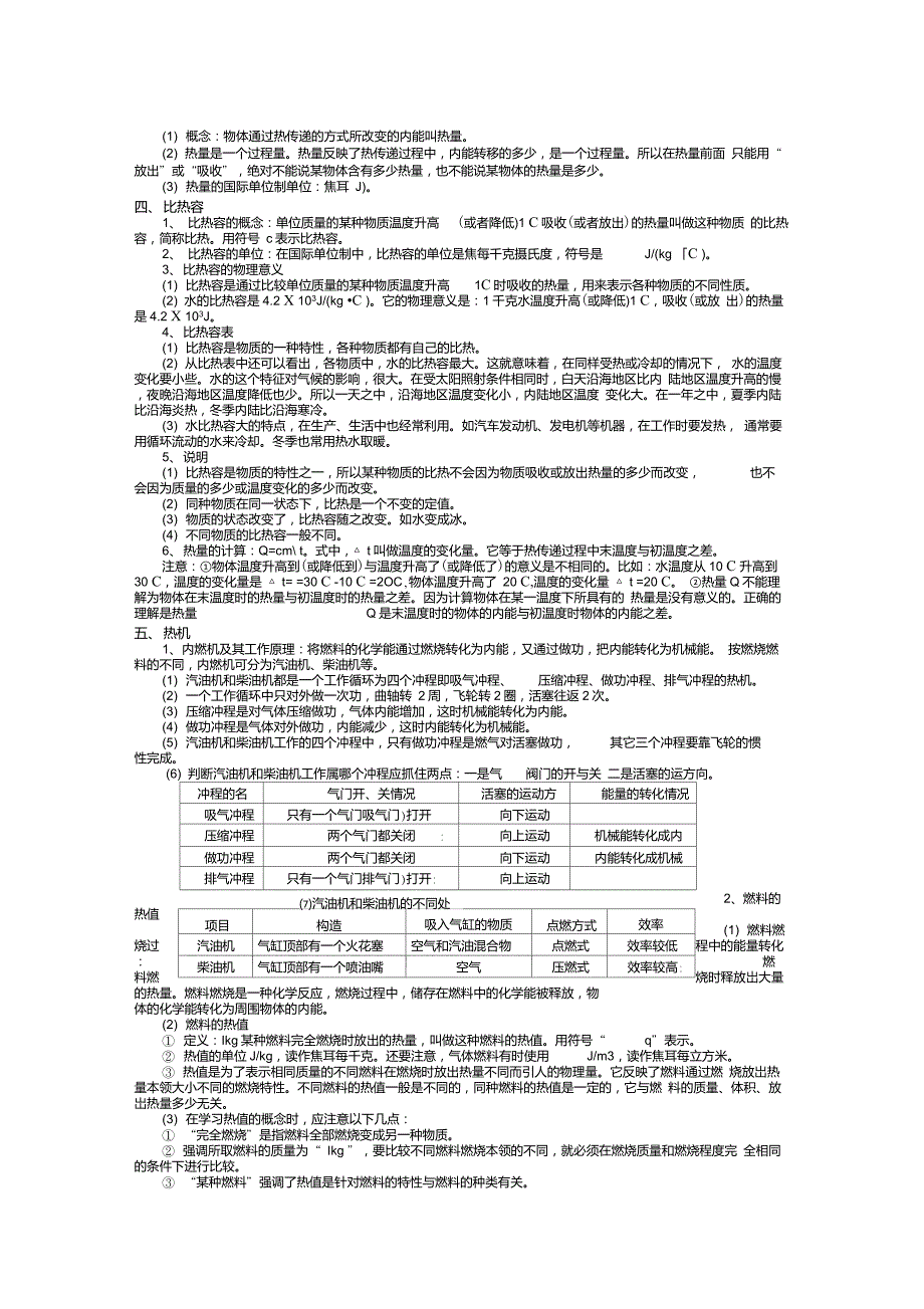 最新人教版九年级物理知识点总结_第2页