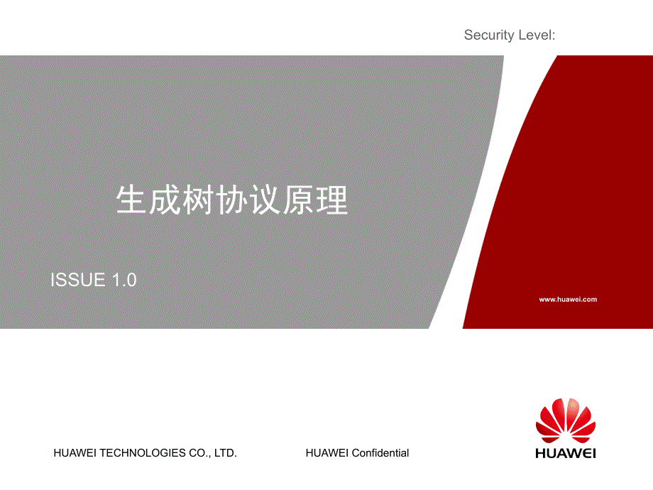 华为公司的生成树协议培训.ppt_第1页