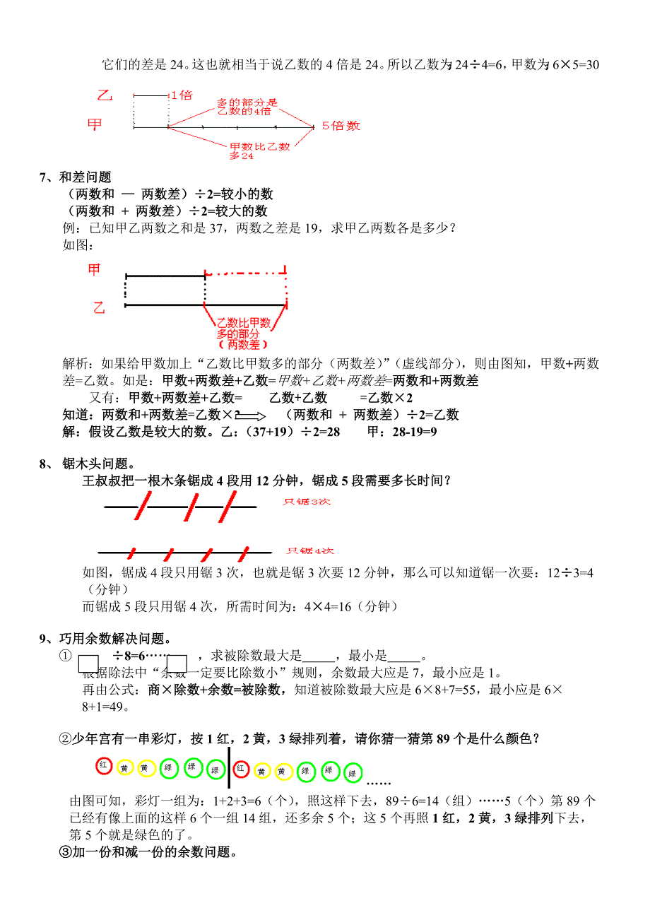 【数学】人教版数学三年级下册：小学总复习资料_第2页