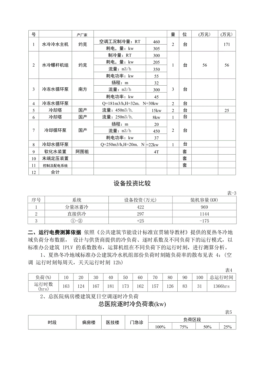 医院分量冰蓄冷空调系统方案选型_第3页