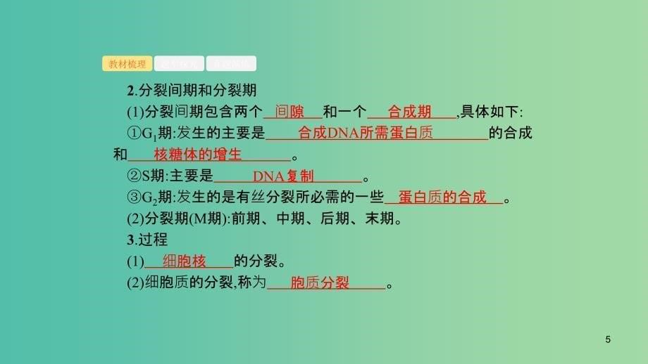 浙江专用2020版高考生物大一轮复习第四部分细胞的生命历程10细胞的增殖课件.ppt_第5页