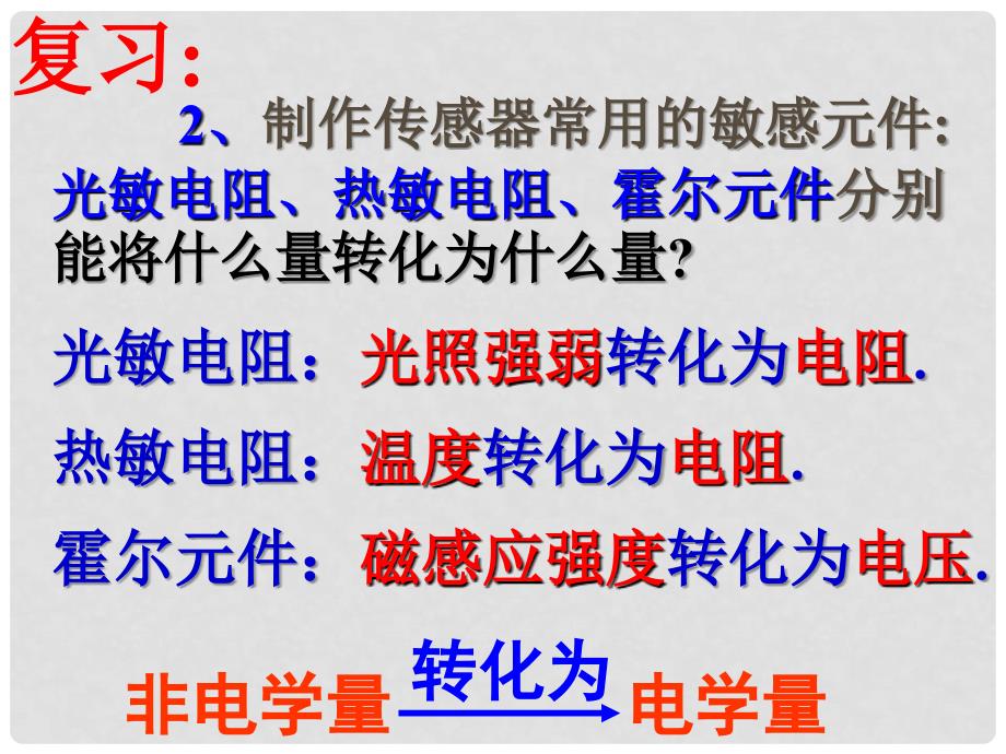 湖北省丹江口市高中物理 第六章 传感器 6.3 传感器的应用（2）课件 新人教版选修32_第3页