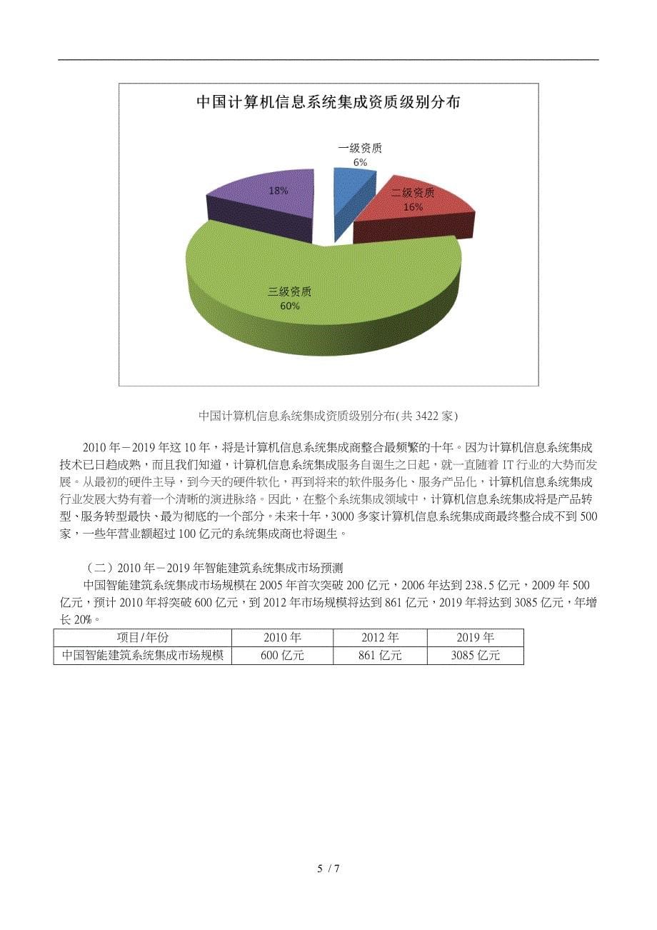 中国系统集成行业趋势报告_第5页