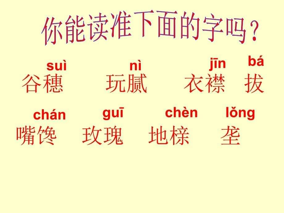 鲁教版语文六上祖父、后园和我课件4_第5页