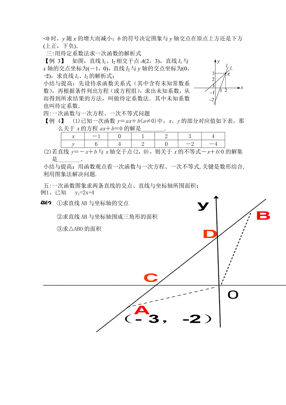 《一次函数综合复习》教学设计[1]_第3页