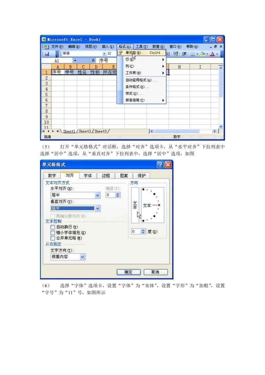 实训九-学生基本信息表的编辑_第5页