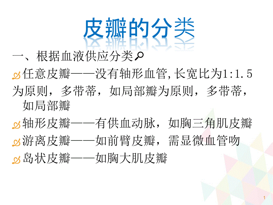 推荐精选皮瓣的分类_第1页