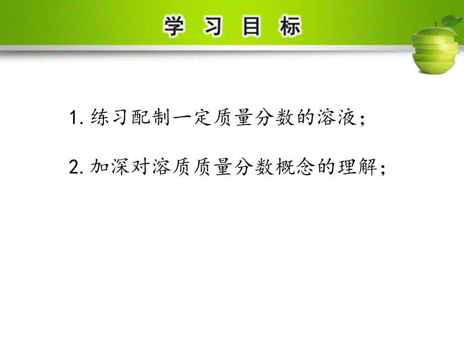 九年级化学下册 第九单元 溶液 实验活动5 一定溶质质量分数的氯化钠溶液的配制课件 （新版）新人教版.ppt_第2页