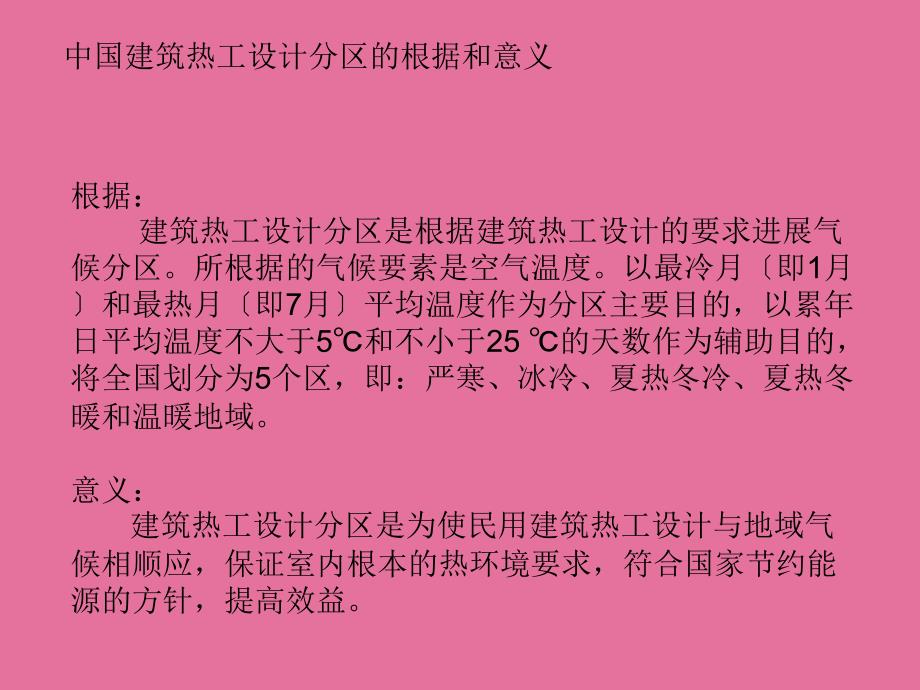 中国建筑热工设计分区ppt课件_第1页