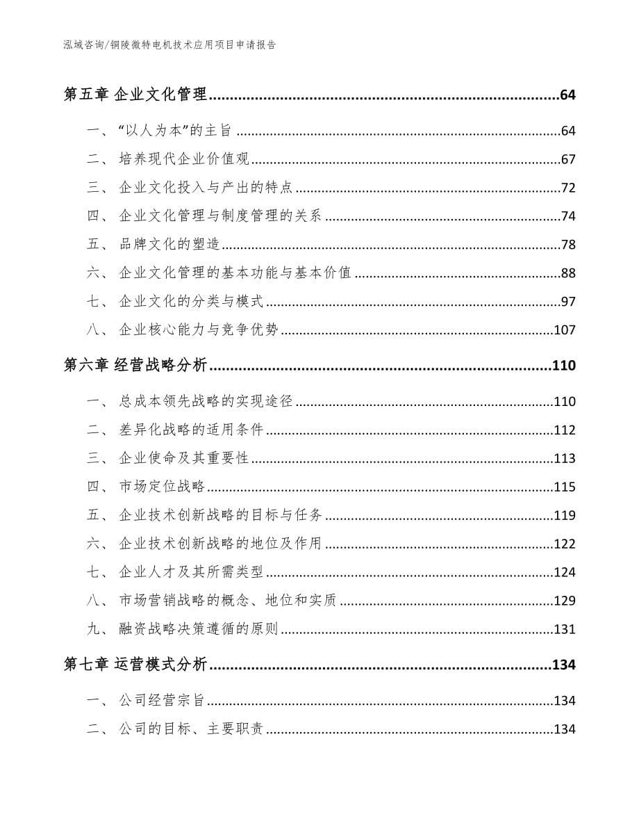 铜陵微特电机技术应用项目申请报告_第5页