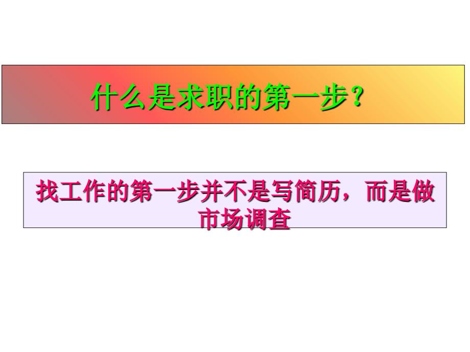 最新如何打造职业化的求职材料4教学课件_第2页