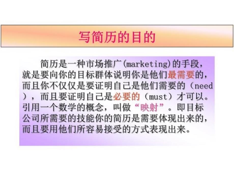 最新如何打造职业化的求职材料4教学课件_第4页