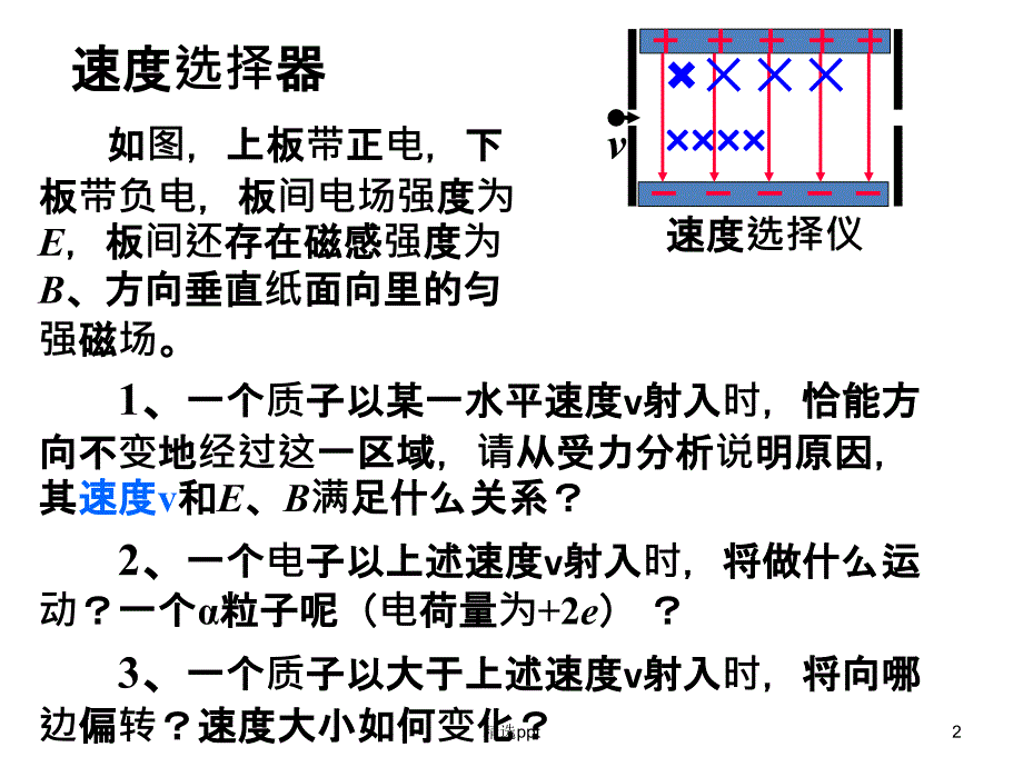 洛伦兹力的个实际应用1_第2页