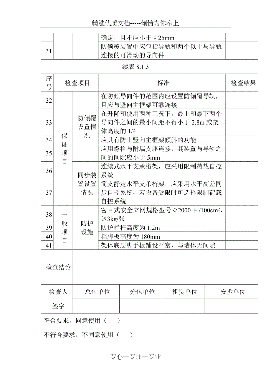 爬架安全检查用表(共6页)_第3页