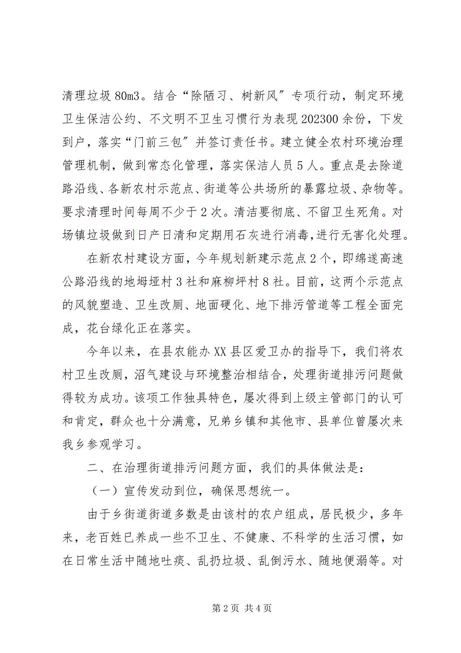 2023年农村环境暨街道排污整治汇报.docx_第2页