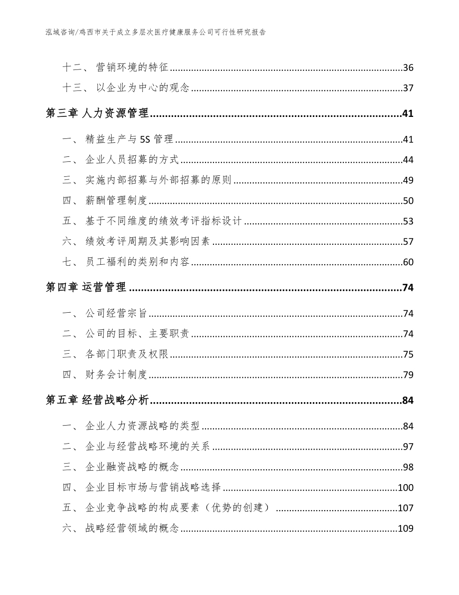 鸡西市关于成立多层次医疗健康服务公司可行性研究报告（范文模板）_第2页