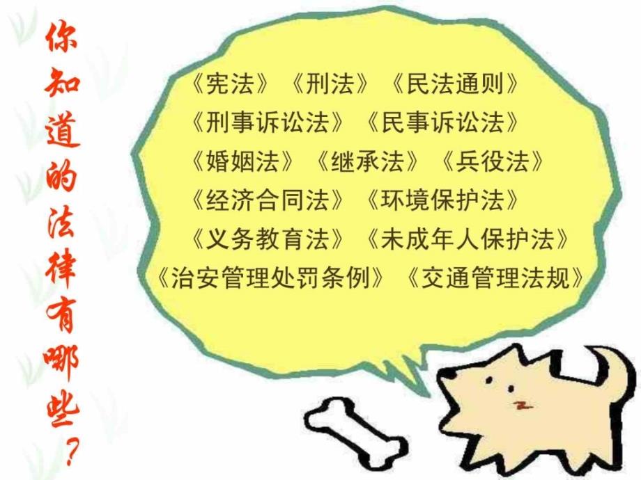 最新法制教育主题班会课件一年级._第4页