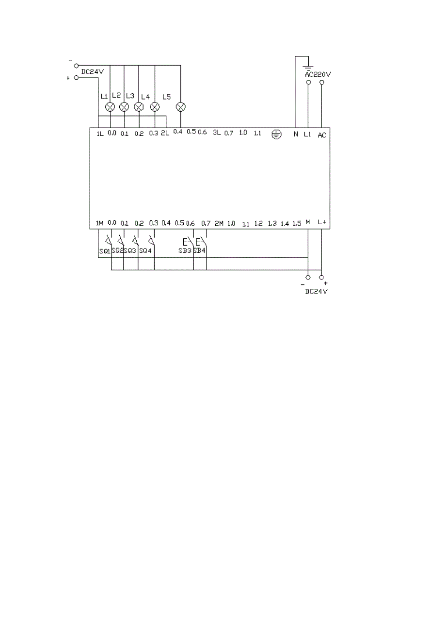 PLC机械手接线图_第1页