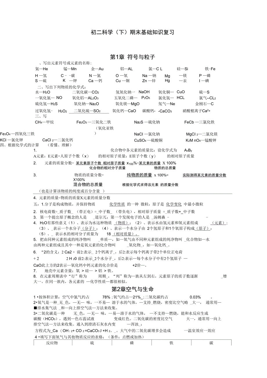 科学八下知识点总结_第1页