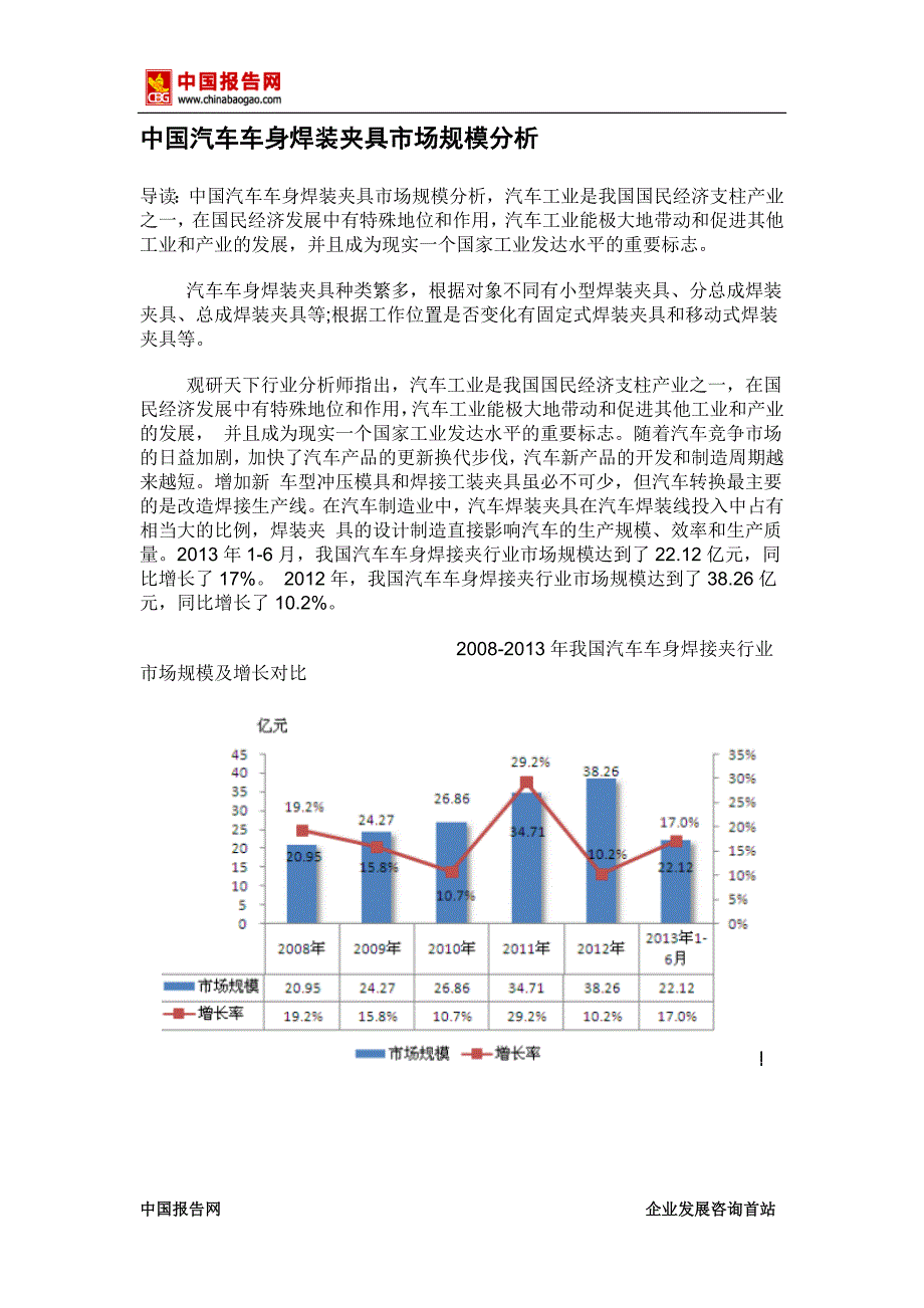 中国汽车车身焊装夹具市场规模分析_第2页