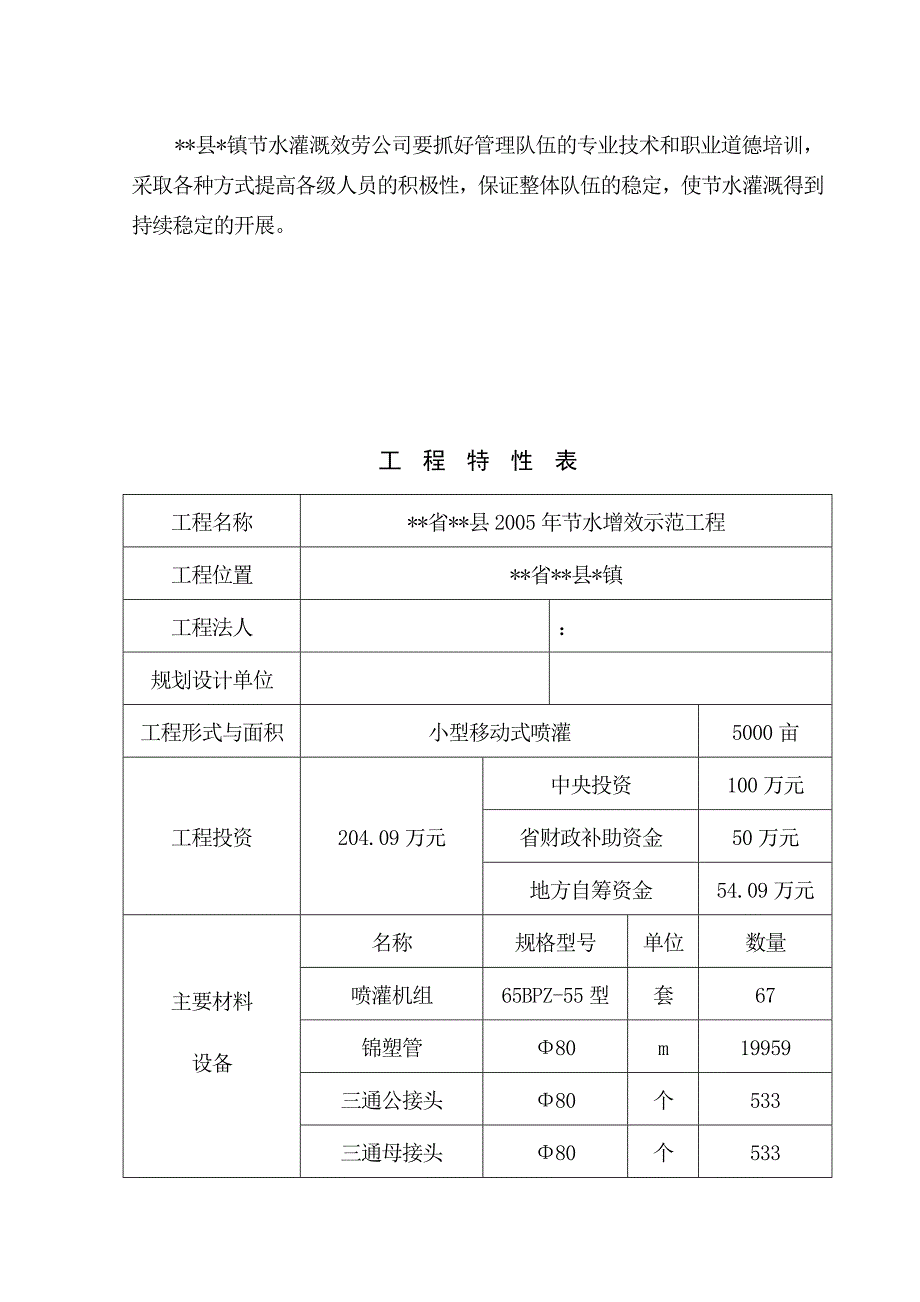 某县节水增效示范项目可行性研究报告_第3页